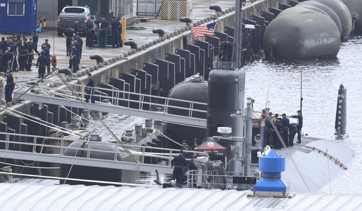NextImg:North Korea fires 2 short-range ballistic missiles after US submarine arrives in South Korea