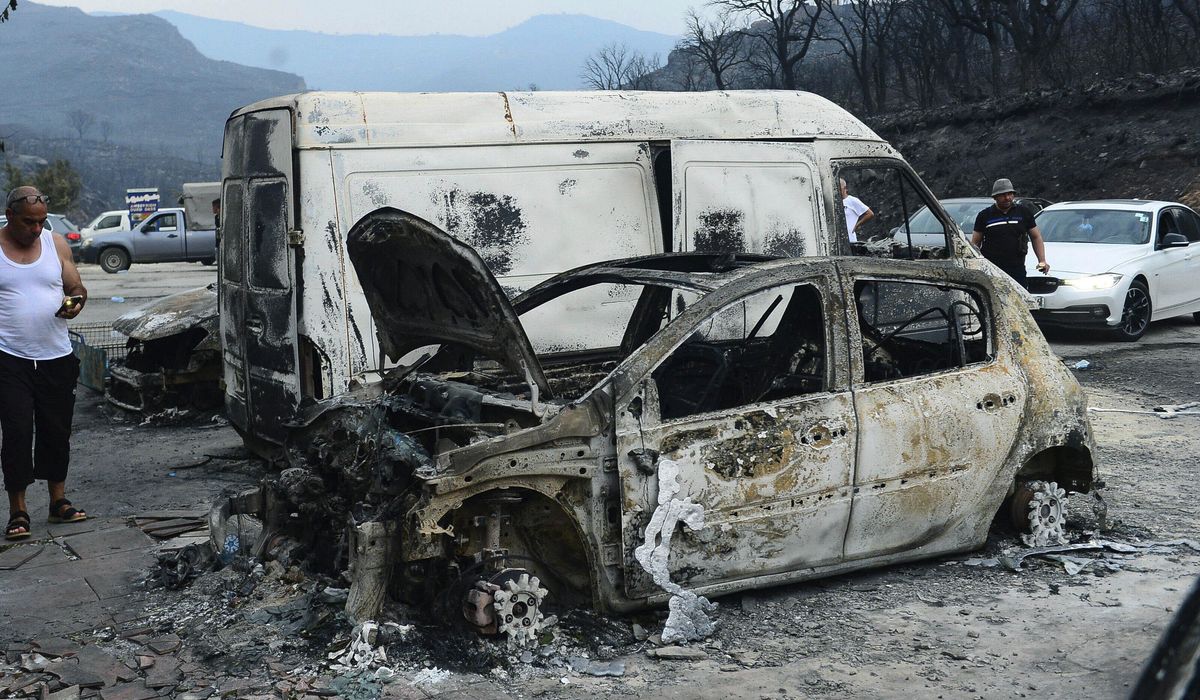 NextImg:Wildfires in Algeria leave at least 34 people dead and hundreds injured