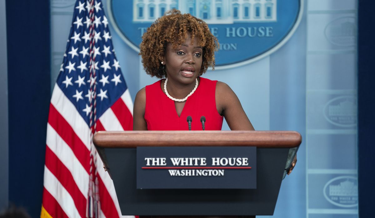 NextImg:White House reporter Simon Ateba sues Karine Jean-Pierre, Secret Service to restore access