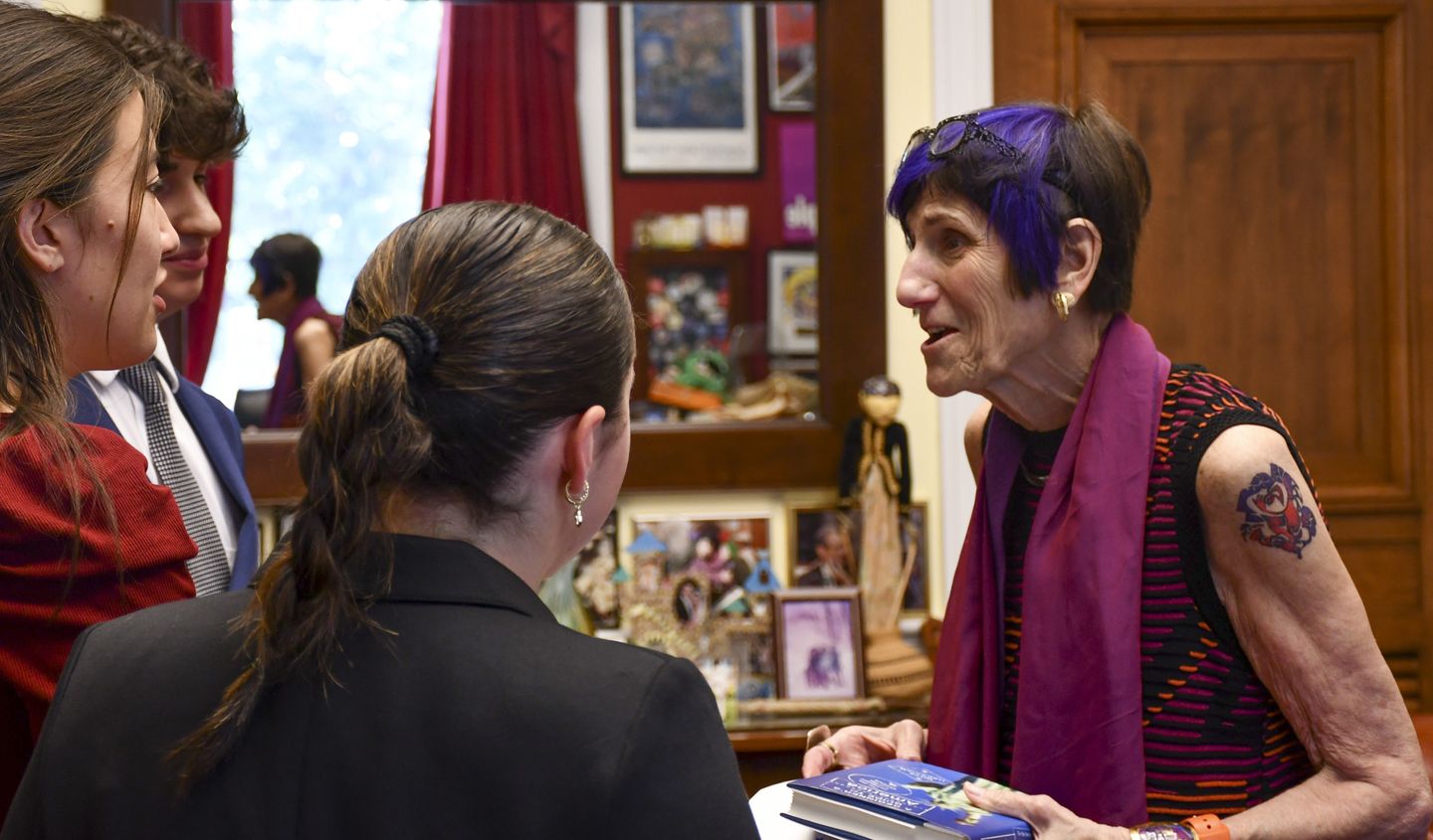 Rep. Rosa DeLauro gets tattoo at age 80 alongside her 18-year-old granddaughter