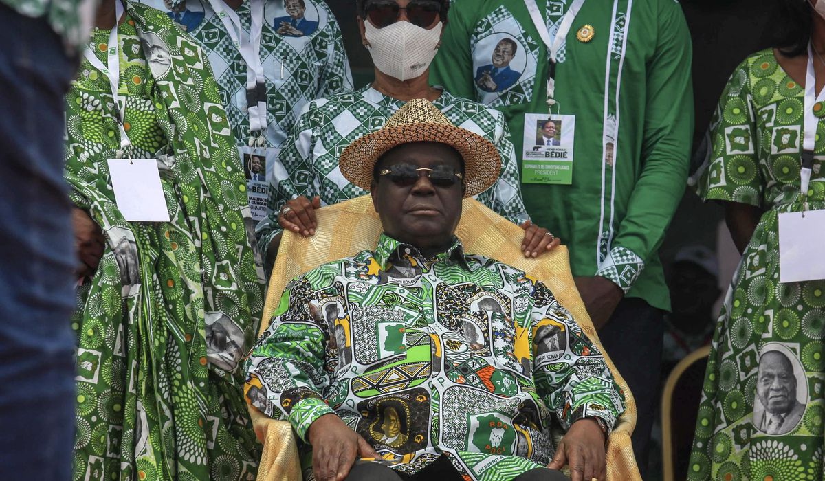 NextImg:Former Ivory Coast President Bedie known for promoting ethnic tensions dies at 89, his party says