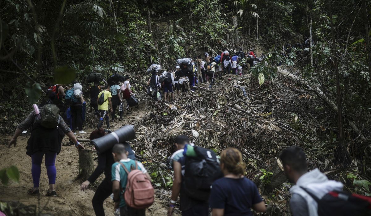 NextImg:Panama criticizes Colombia for not helping stem record flow of migrants through Darien Gap