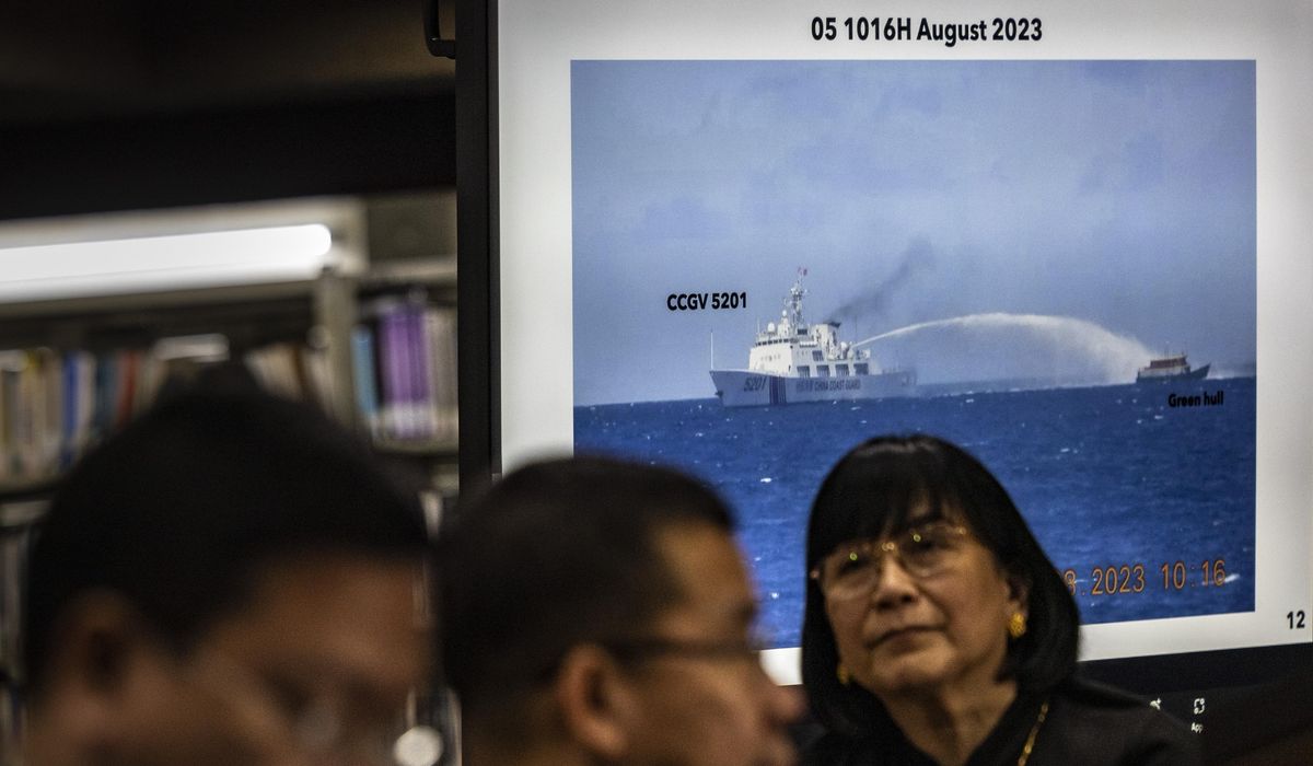 NextImg:China blames U.S. for ‘hype’ over territorial dispute with the Philippines