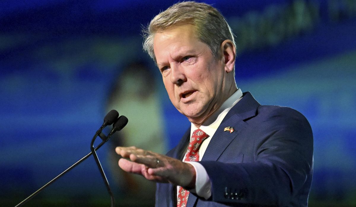 NextImg:Georgia Gov. Kemp tells business group that he wants to limit lawsuits, big legal judgments