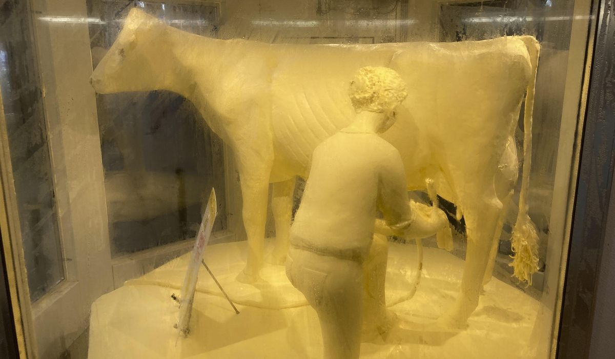 NextImg:Illinois Gov. Pritzker unveils butter cow and the state fair’s theme: ‘Harvest the Fun’