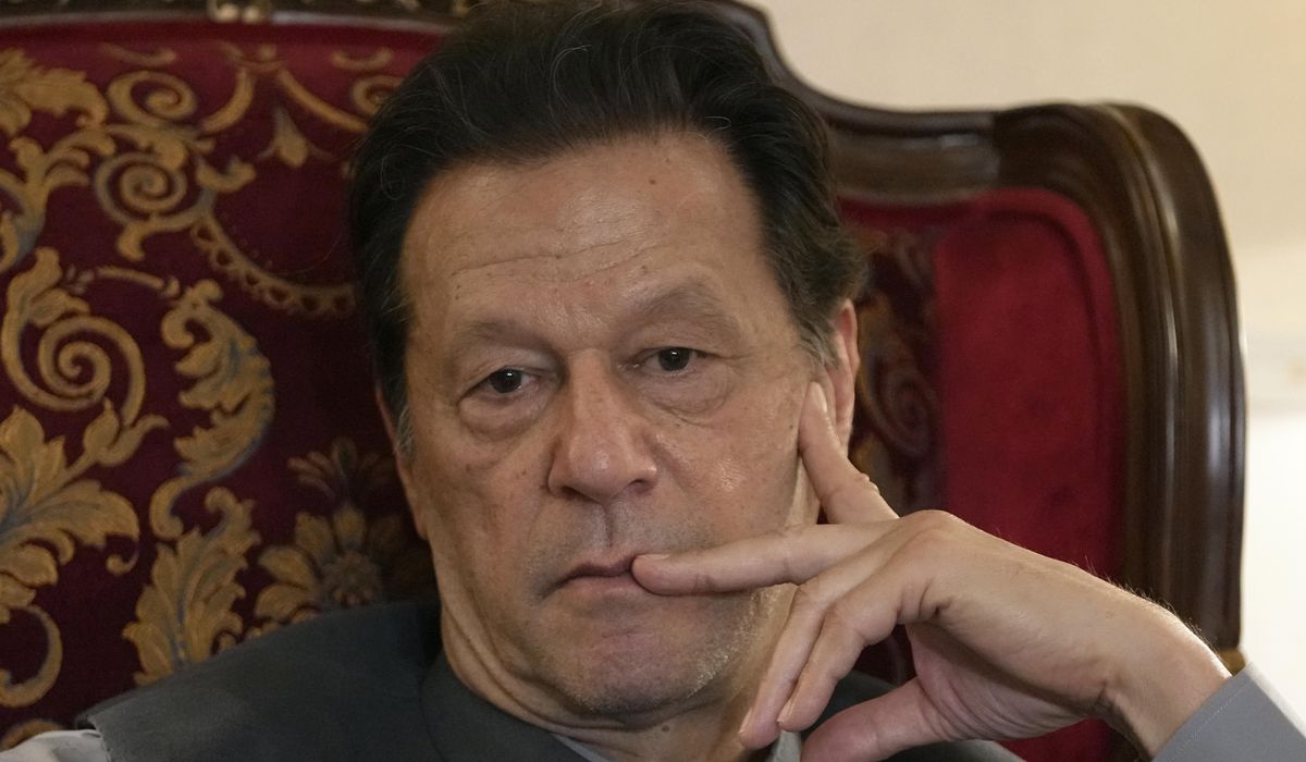 NextImg:Pakistan’s imprisoned former Prime Minister Imran Khan is allowed a brief visit by his wife