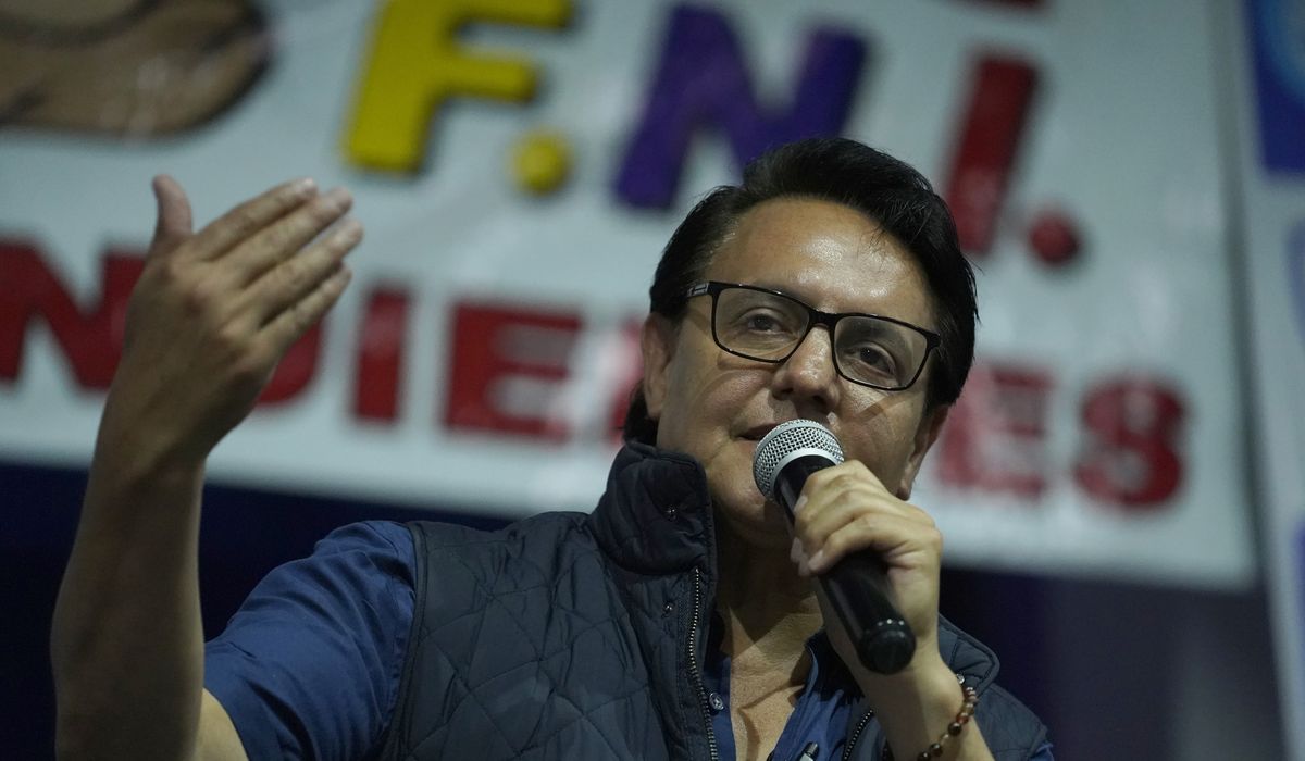 NextImg:Killing of Ecuador candidate deepens country’s sense of vulnerability to crime