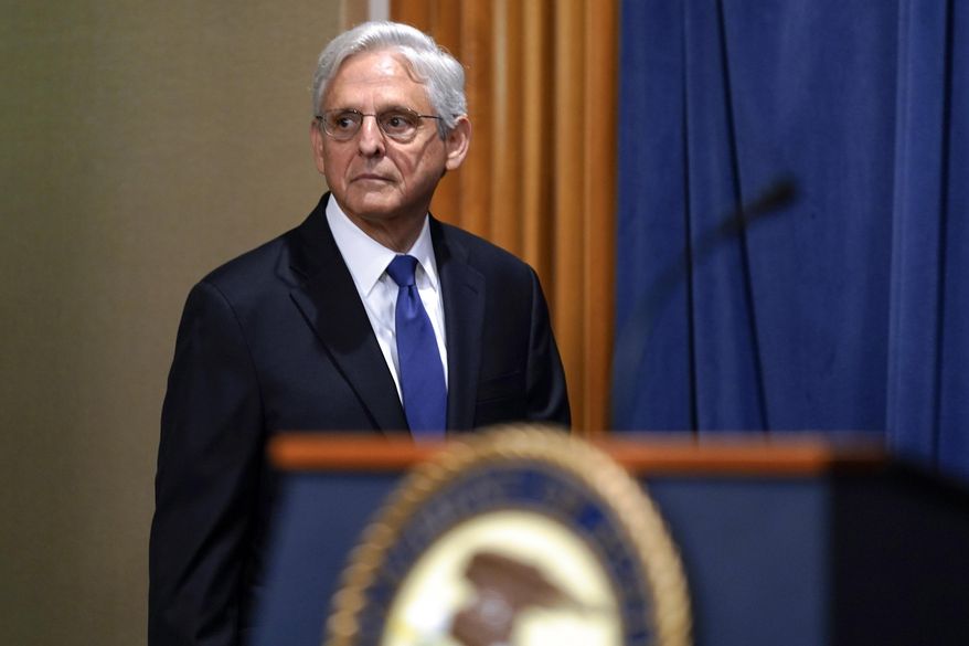 Attorney General Merrick Garland arrives to speak at the Department of Justice, Friday, Aug. 11, 2023, in Washington. Garland announced Friday he is appointing a special counsel in the Hunter Biden probe, deepening the investigation of the president's son ahead of the 2024 election. (AP Photo/Stephanie Scarbrough)