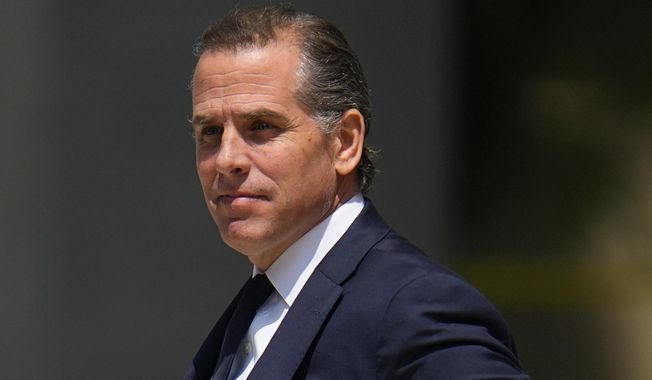 President Joe Biden&#x27;s son Hunter Biden leaves after a court appearance, Wednesday, July 26, 2023, in Wilmington, Del. Attorney General Merrick Garland announced Friday, Aug. 11, he has appointed a special counsel in the Hunter Biden probe, deepening the investigation of the president&#x27;s son ahead of the 2024 election. (AP Photo/Julio Cortez, File)