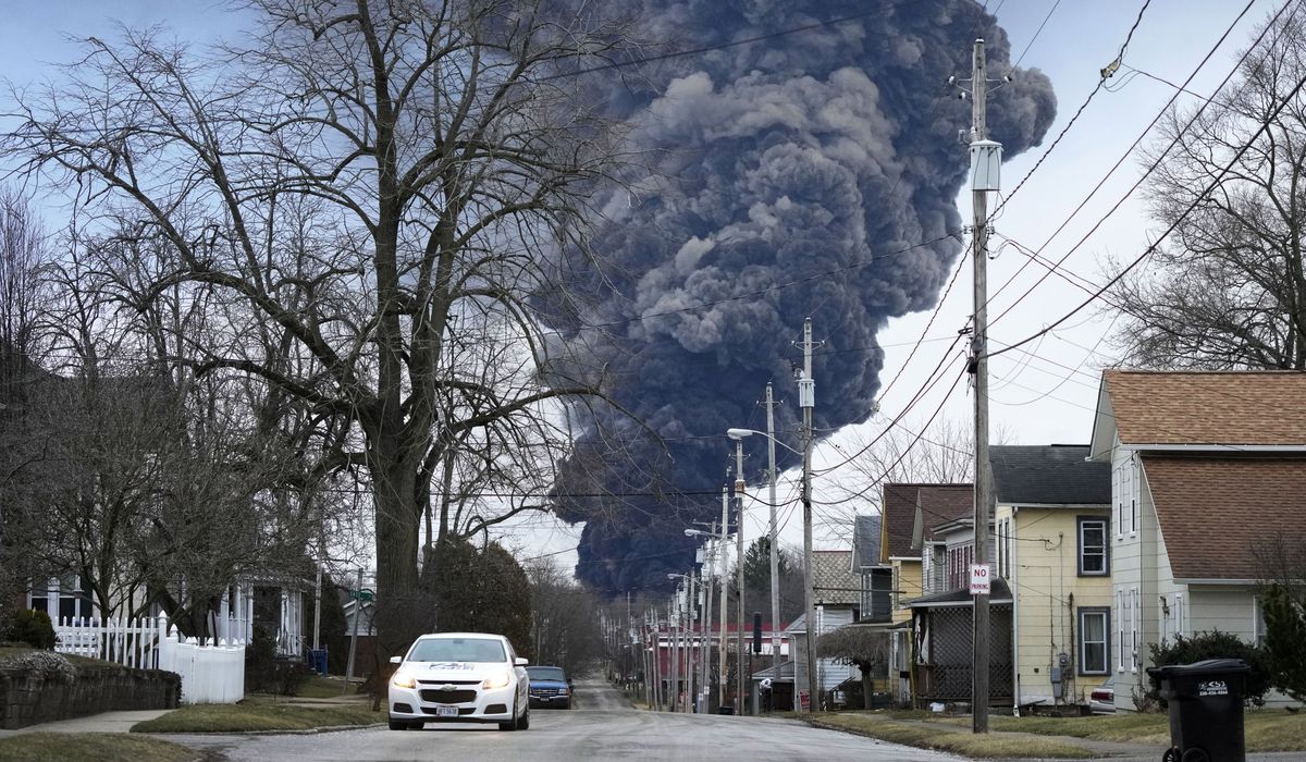 NextImg:EPA weighs formal review of vinyl chloride, the toxic chemical that burned in Ohio train derailment