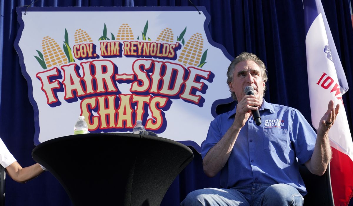 NextImg:The Other Guys: Lesser known GOP White House hopefuls get a turn in the spotlight at Iowa State Fair
