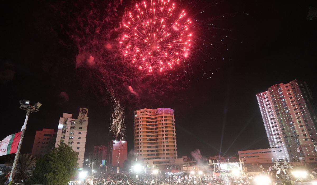 NextImg:Pakistan’s caretaker premier is to be sworn in as people celebrate Independence Day
