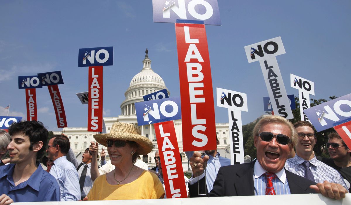 NextImg:‘No Labels’ movement says it could offer bipartisan presidential ticket in 2024
