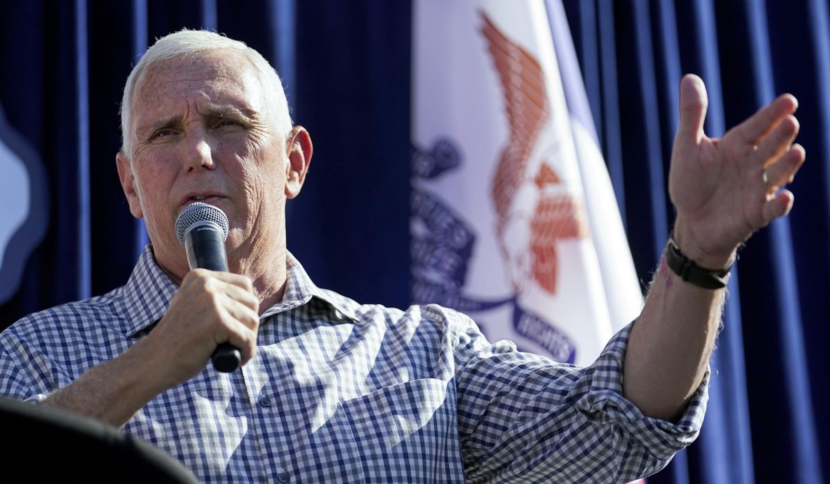 NextImg:Mike Pence reacts to Georgia indictment, says state was not stolen from GOP in 2020