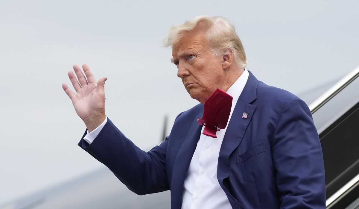 NextImg:Americans are divided along party lines over Trump’s actions in election cases, AP-NORC poll shows