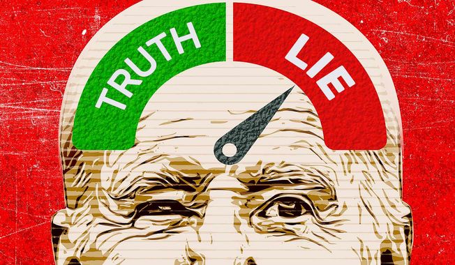 Joe the Liar Illustration by Greg Groesch/The Washington Times