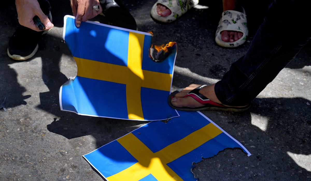 NextImg:Sweden raises its terror threat level to high for fear of attacks following recent Quran burnings