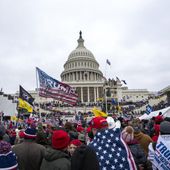 Proesters breach the U.S. Capitol in Washington on Jan. 6, 2021. (AP Photo/Jose Luis Magana) **FILE**