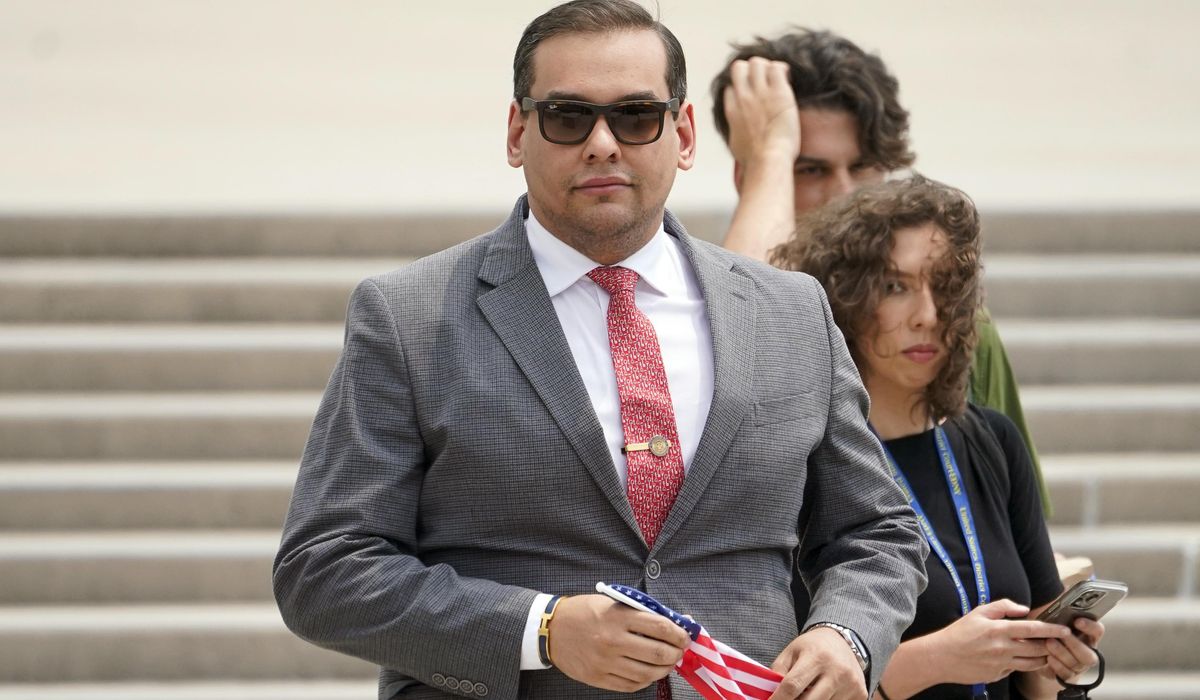NextImg:George Santos says ex-fundraiser caught using a fake name tried a new tactic: spelling it backwards
