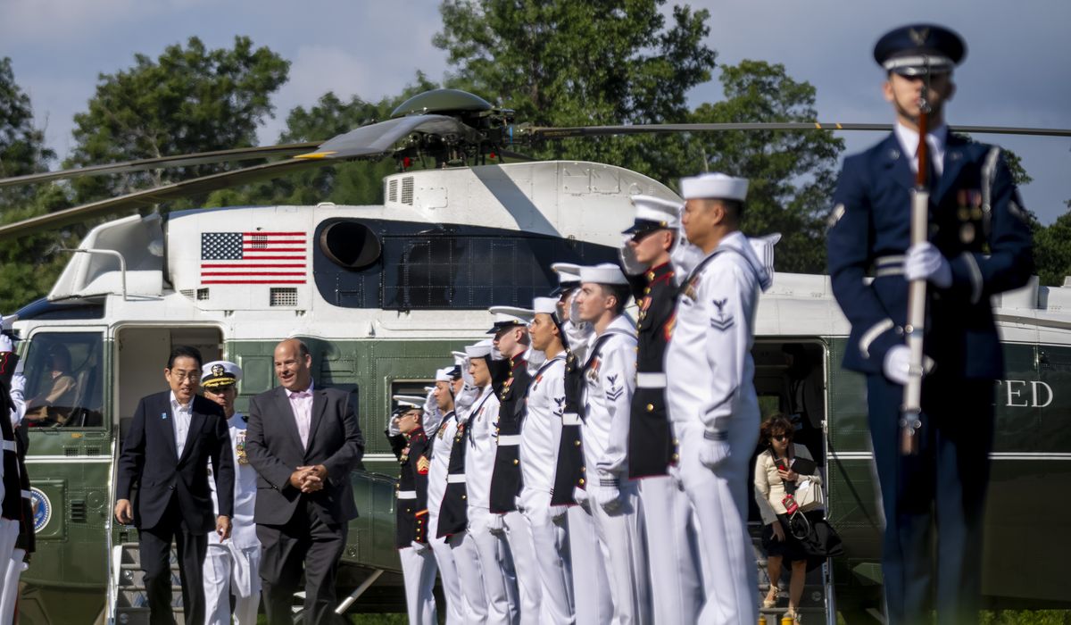 NextImg:U.S.-South Korea-Japan summit starting at Camp David