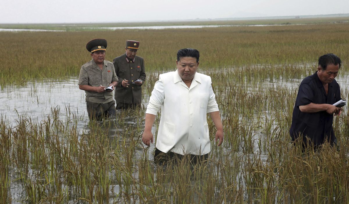 NextImg:North Korea’s Kim lambasts premier over flooding, possible bid to shift blame for bad economy