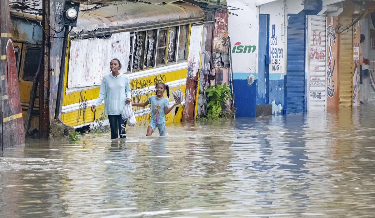 NextImg:Tropical Storm Franklin makes landfall, dumping heavy rain on Haiti and the Dominican Republic