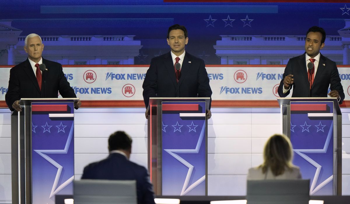 NextImg:DeSantis borrows Trump’s famous line