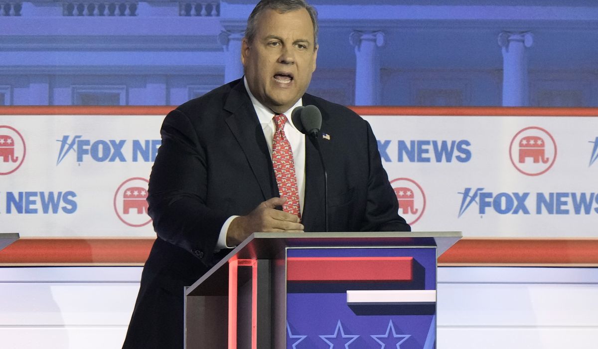 NextImg:Christie accuses Ramaswamy of sounding like ChatGPT