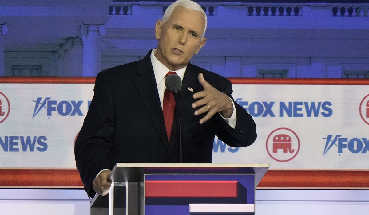 NextImg:Pence challenges Haley’s abortion ‘consensus’ as ‘opposite of leadership’
