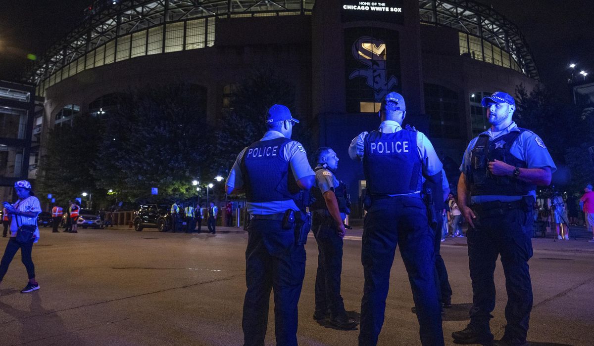 NextImg:Shooting at White Sox game likely involved gun fired inside stadium, police say