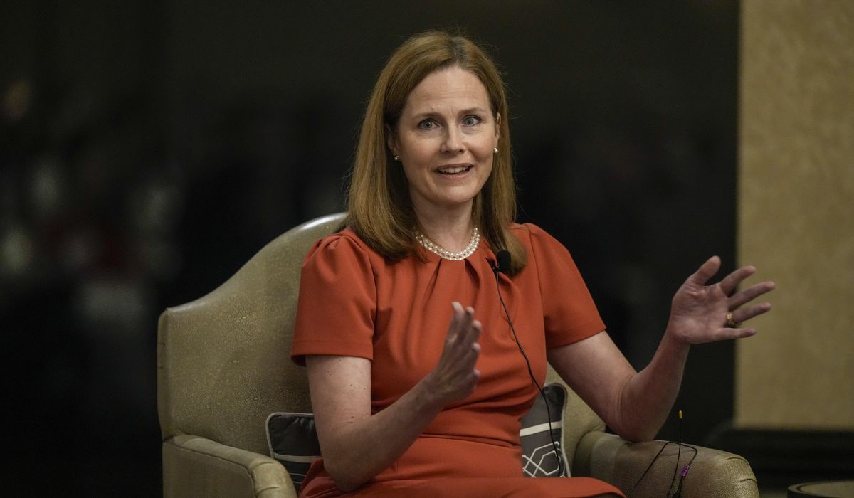 NextImg:Justice Amy Coney Barrett stakes out ‘more moderate’ role on high court