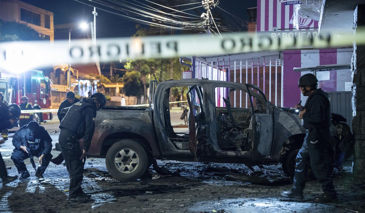 NextImg:Car bomb explosions and hostage-taking inside prisons underscore Ecuador’s fragile security