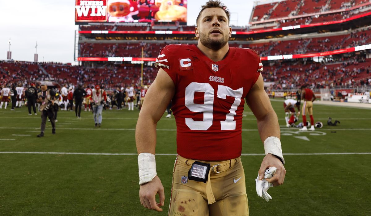 49ers sign Nick Bosa to recordsetting contract extension to end his lengthy holdout 49ers sign Nick Bosa to recordsetting contract extension to end his lengthy holdout