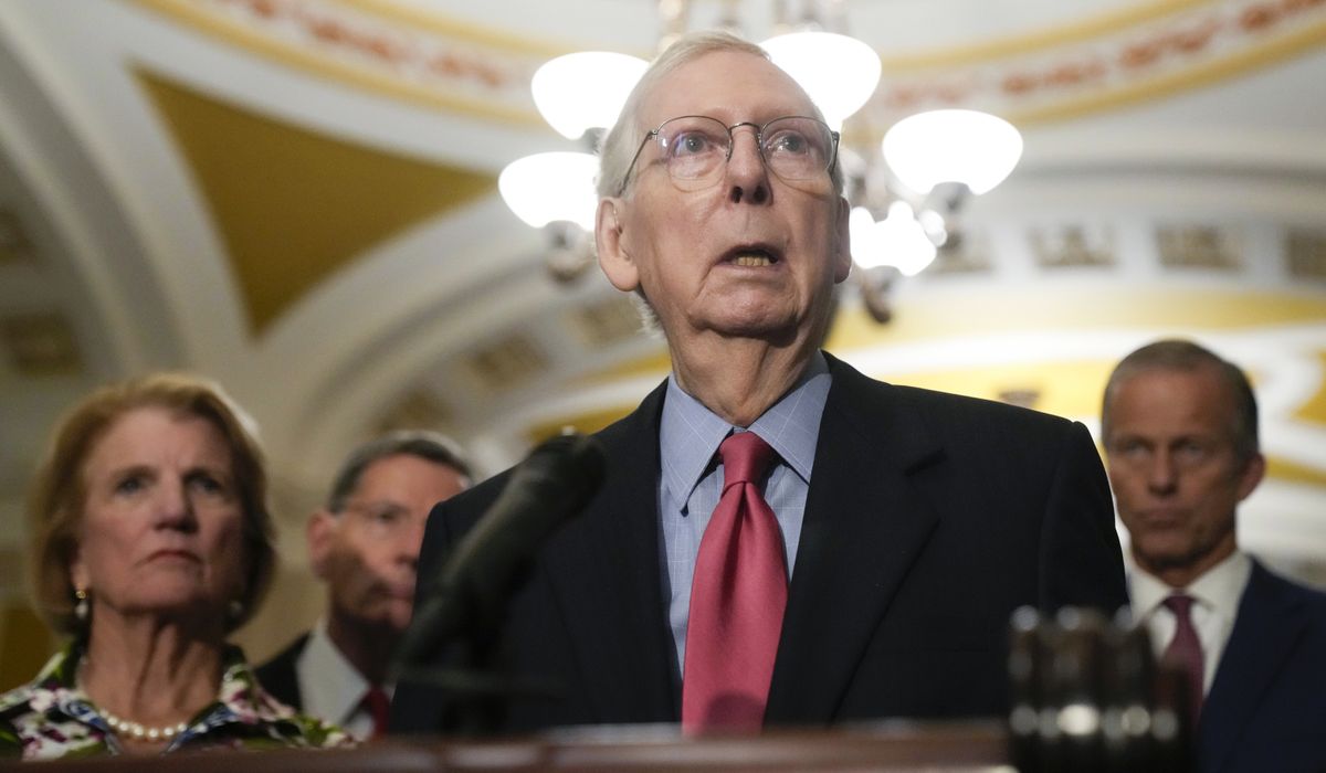NextImg:McConnell says he will stay out of the House’s Biden impeachment inquiry