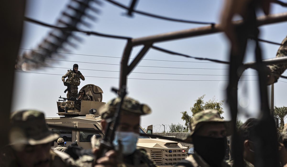 NextImg:U.S.-backed Kurdish forces impose curfew in eastern Syria after new clashes with rival Arab militia