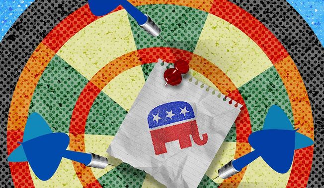 Hatred of Conservatives and Republicans Illustration by Greg Groesch/The Washington Times