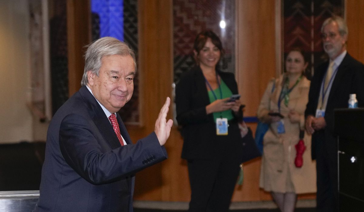 NextImg:U.N. chief warns of ‘gates of hell’ in climate summit, but carbon polluting nations stay silent