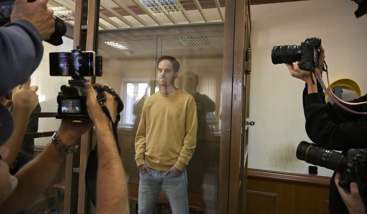 NextImg:A Moscow court declines to hear an appeal by jailed U.S. journalist Evan Gershkovich
