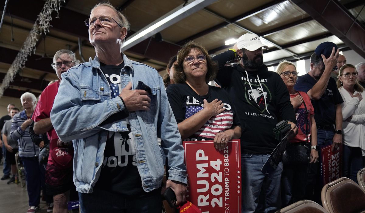 NextImg:‘Completely un-American’: GOP voter outrage over two-tiered justice system bolsters Trump in Iowa
