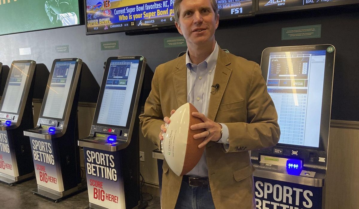NextImg:Beshear says sports wagering is off to strong start in Kentucky, with the pace about to pick up
