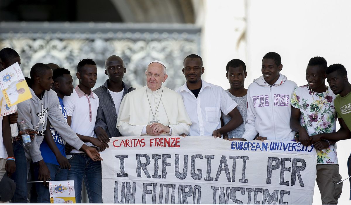 NextImg:Pope Francis visits Marseille as anti-migrant views grow in Europe with talk of fences and blockades