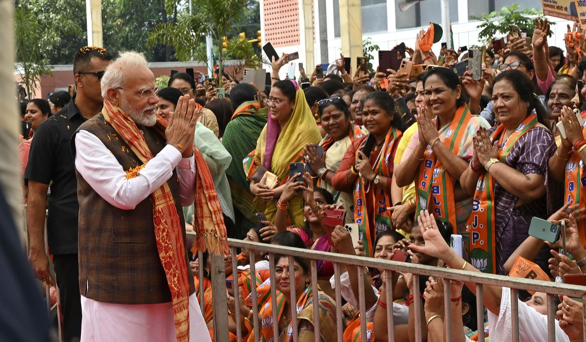 NextImg:India’s Parliament passes law that will reserve a third of legislature seats for women from 2029