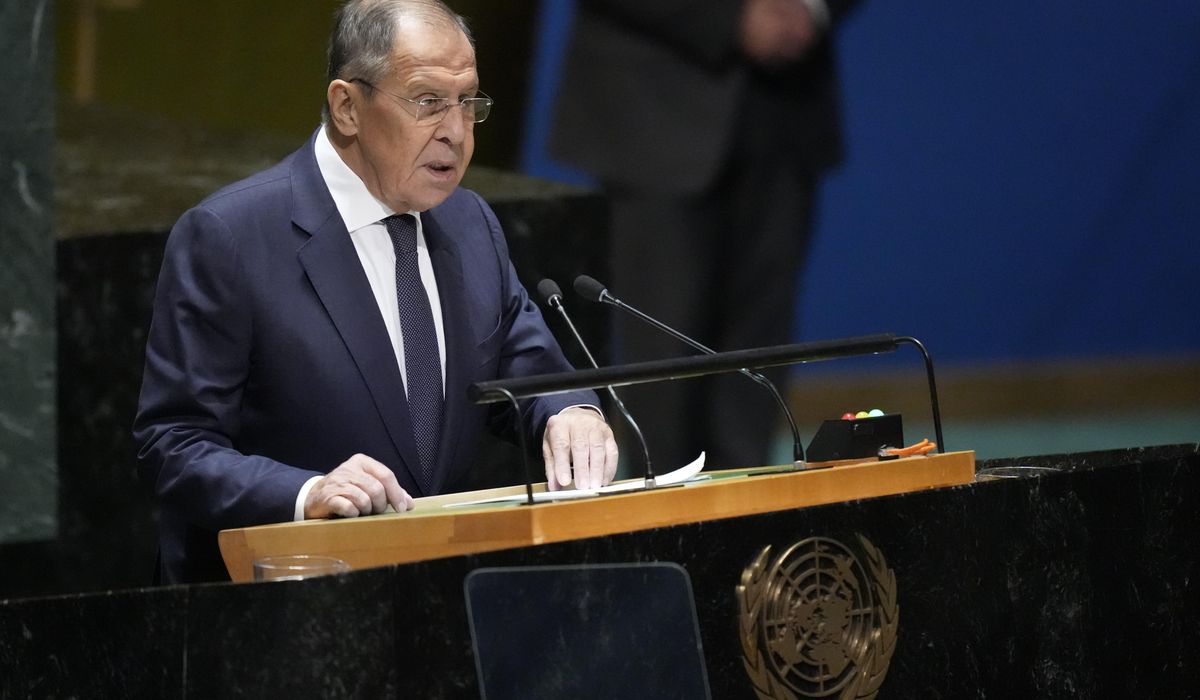NextImg:Russia’s Sergey Lavrov lambastes West, barely mentions Ukraine in United Nations speech