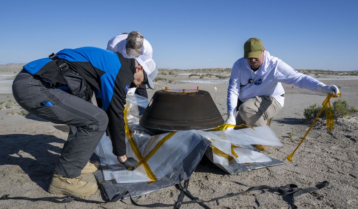 NextImg:NASA’s first asteroid samples retrieved after capsule lands in Utah desert