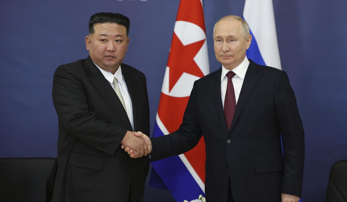 NextImg:A surge in rail traffic on North Korea-Russia border suggests arms supply to Russia, think tank says