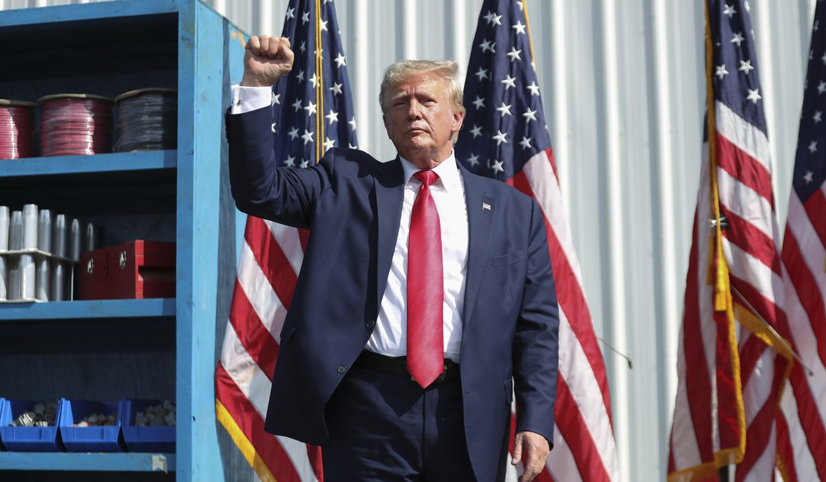 NextImg:Trump lawyers tell judge that gag order would attack free speech rights