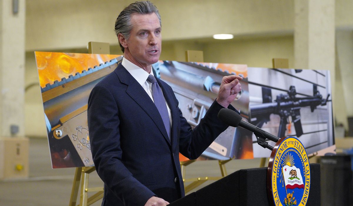 NextImg:California Gov. Gavin Newsom signs law doubling taxes on guns and ammunition