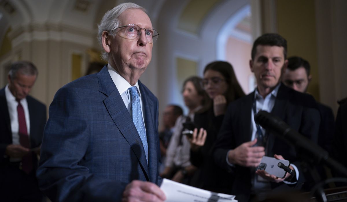 NextImg:McConnell tells House GOP to nix rule deployed to oust McCarthy: ‘hammerlock of dysfunction’