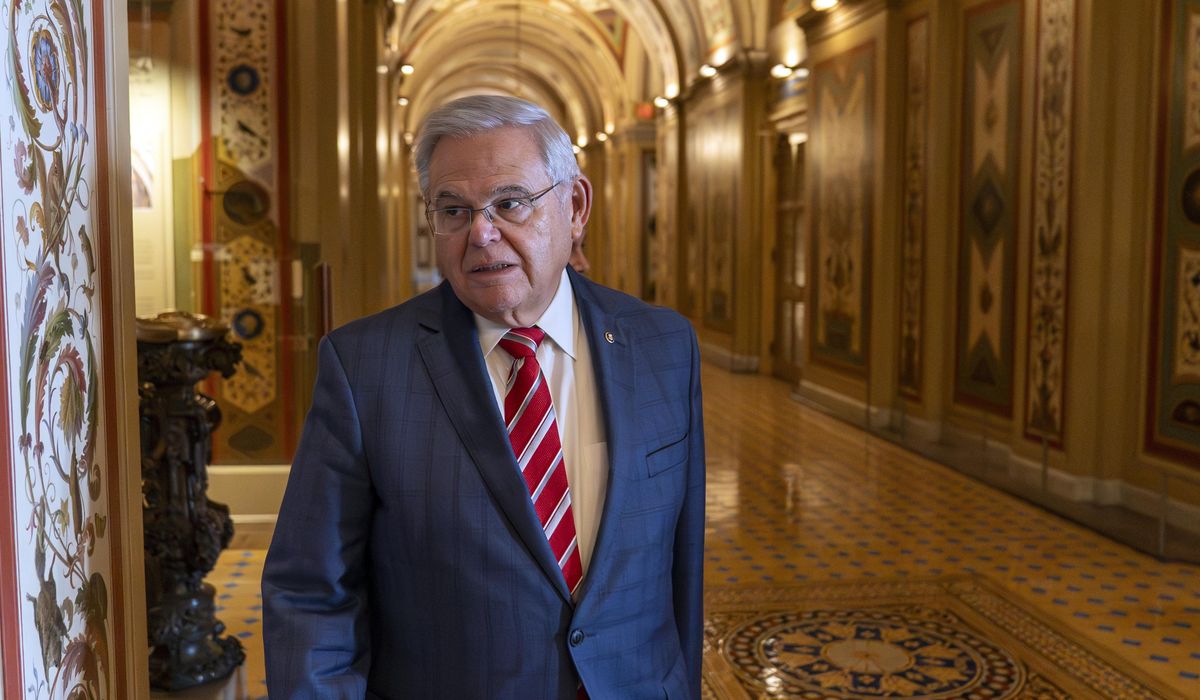NextImg:Menendez won’t go to classified Israel briefing because he’s accused of being illegal foreign agent