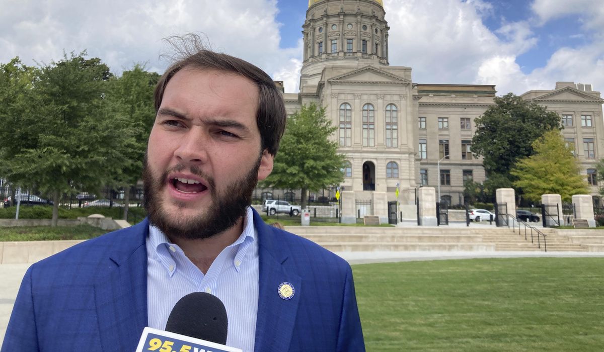NextImg:Georgia Republicans suspend lawmaker who wants to impeach DA for indicting Trump